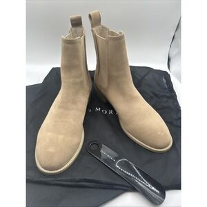 NEW Saint Morta Nomad Chelsea Boot,Tan Suede Leather,Leather Sole,Men's SZ:12 M